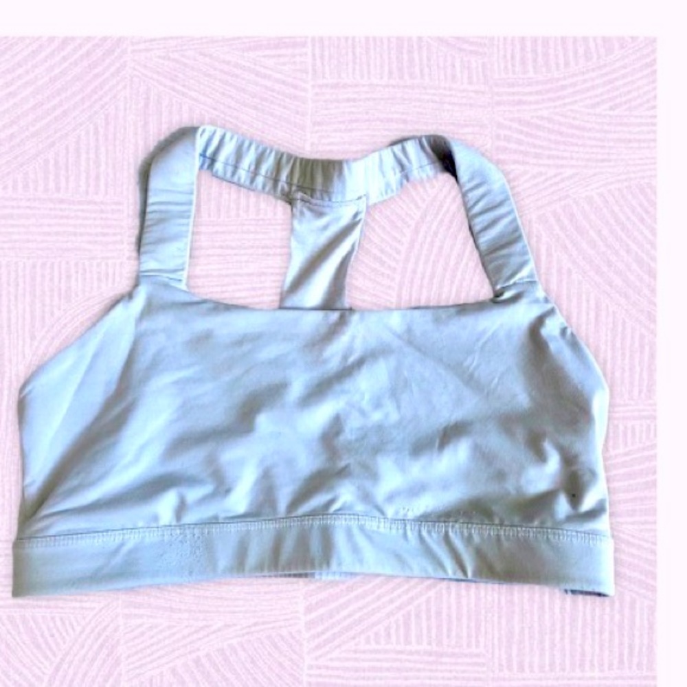 White sports bra
